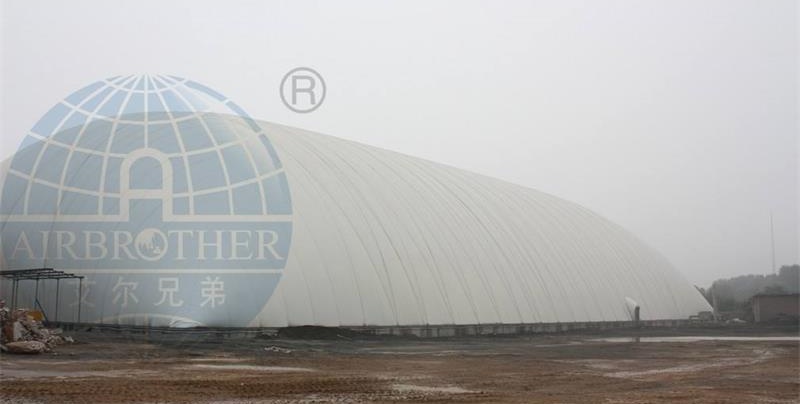 為控制煤場揚塵對外部空氣的污染，新型氣膜結(jié)構(gòu)煤棚閃亮登場！