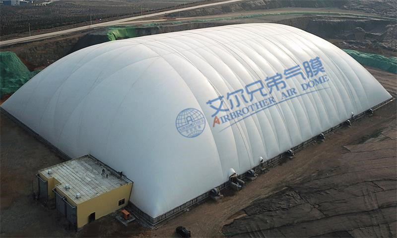 靜享環(huán)保體驗(yàn)，用科技打造全封閉氣膜煤棚